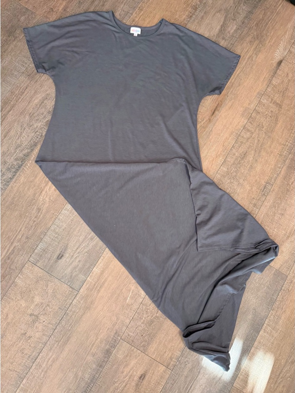 LuLaRoe Maxi Dress in Charcoal Gray